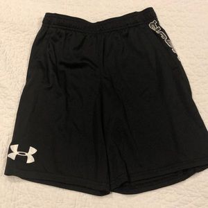 Under Armour Black Shorts, Boys Med